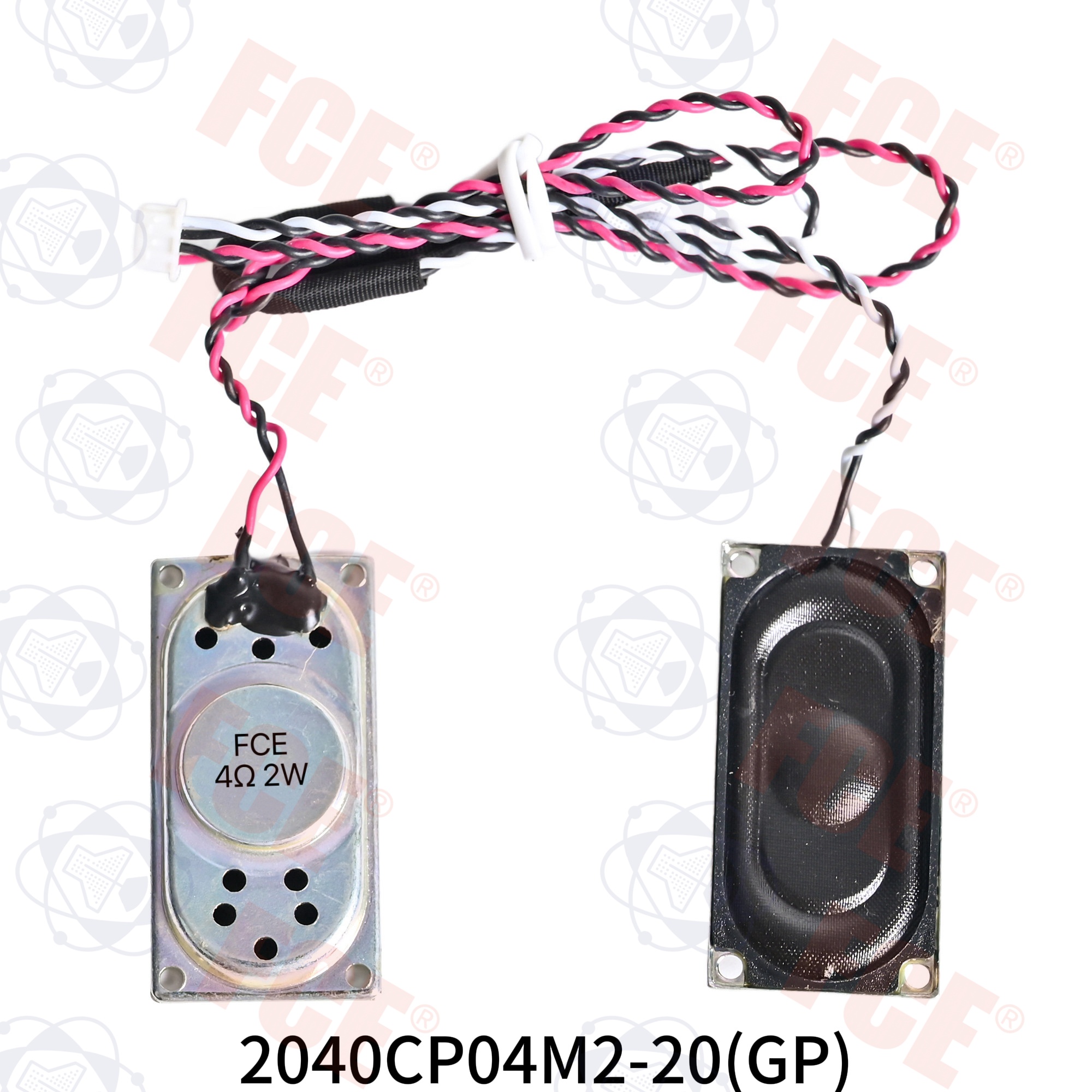 2040CP04M2-20(GP) - Altavoz 4Ω 2W