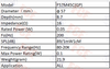 F57M45C(GP) - Altavoz de 16Ω 0,05W