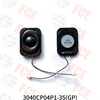 3040CP04P1-35(GP) - Altavoz 4Ω 2W