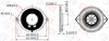 F36M84B(GP) - Altavoz de 8Ω y 2W