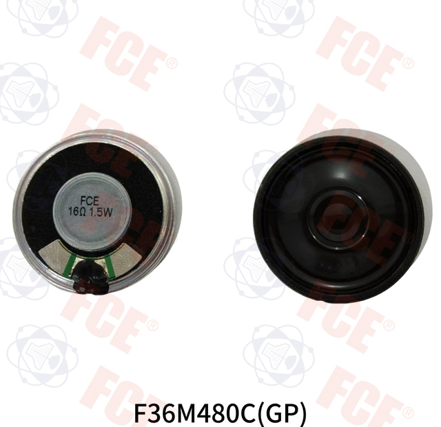 F36M480C(GP) - Altavoz de 16Ω y 1,5W