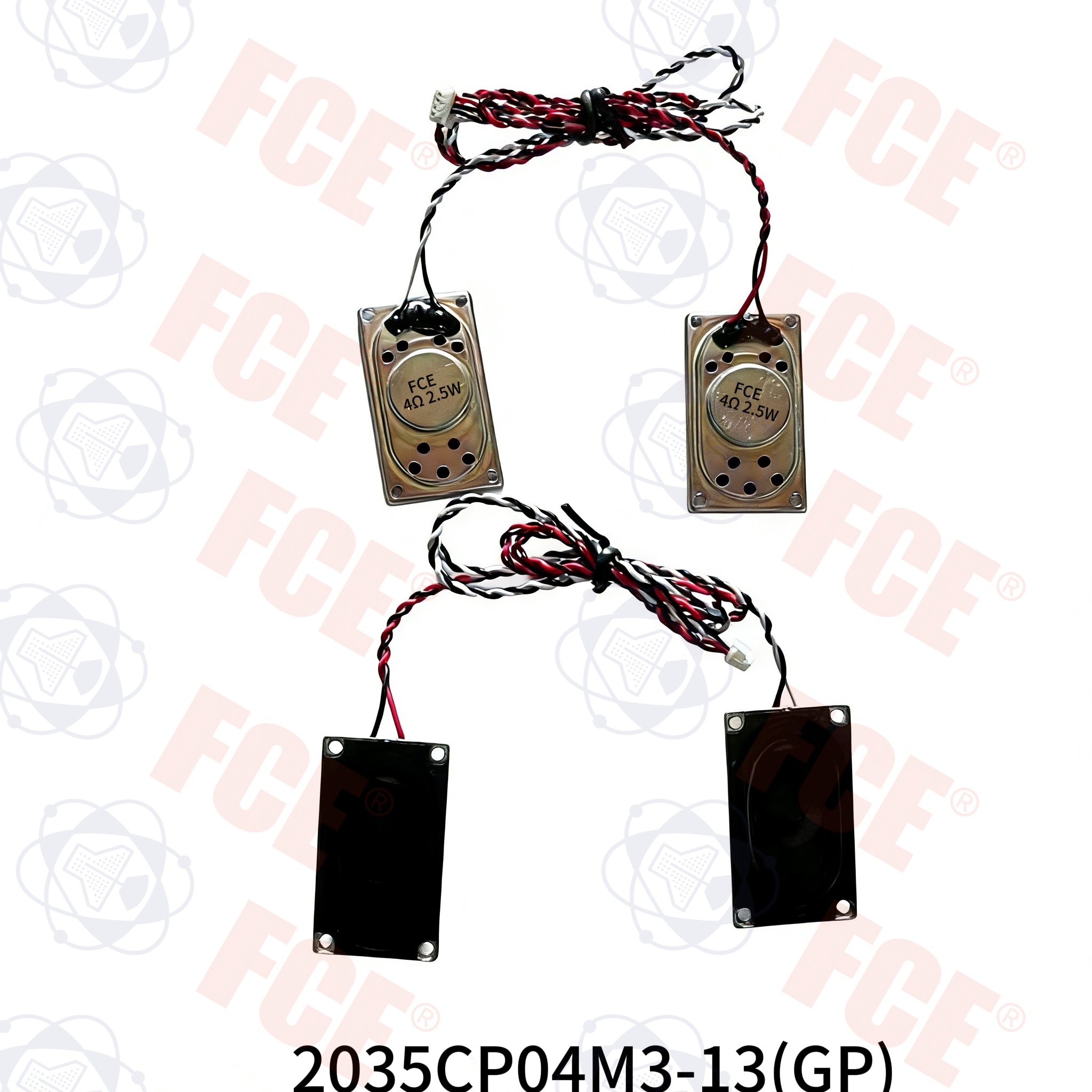 2035CP04M3-13(GP) - Altavoz 4Ω 2.5W