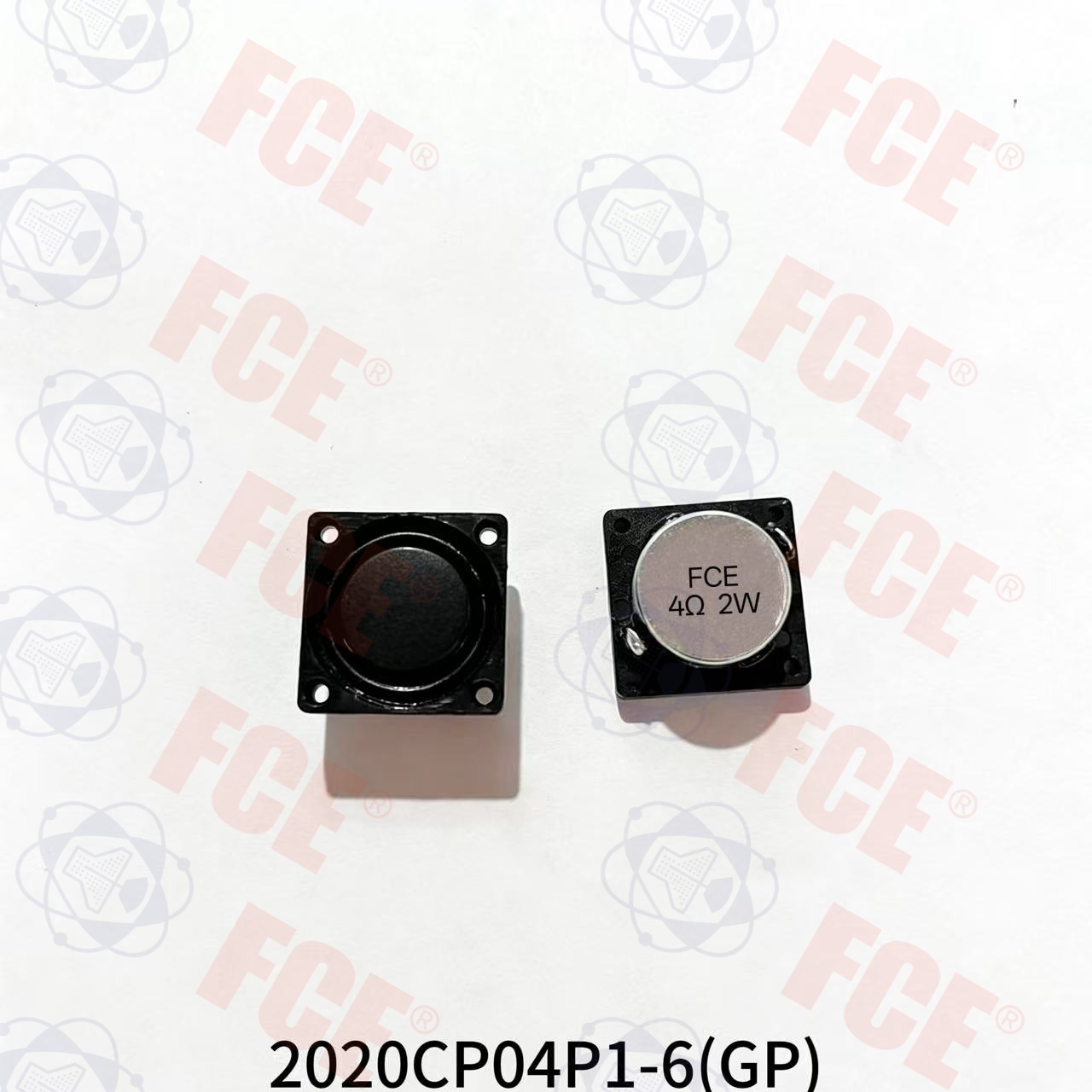 2020CP04P1-6(GP) - Altavoz de 4Ω y 2W